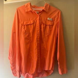 Magellan brand women’s plus fishing shirt